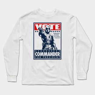 VOTE COBRA COMMANDER Long Sleeve T-Shirt